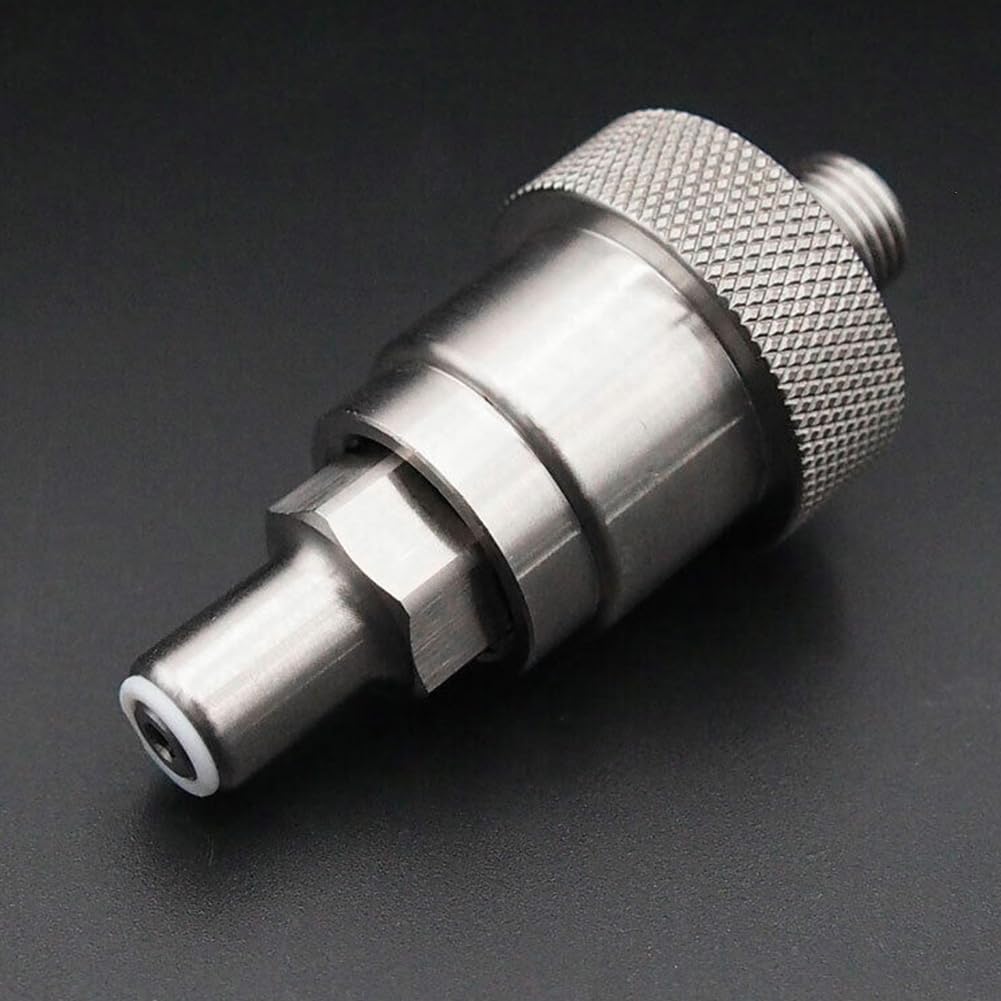 Tool Part for SS-CGA 347 Kit Stainless Steel SCBA Firefighting SS-CGA 347 Kit 1/4 Inch MNPT Hand Tight Nut and 3 Inch Nipple Fitting
