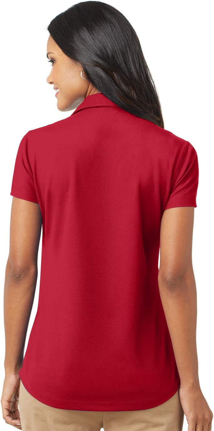 Womens Canada Maple Leaf Patch Dry-Zone Polo Shirt - No Buttons