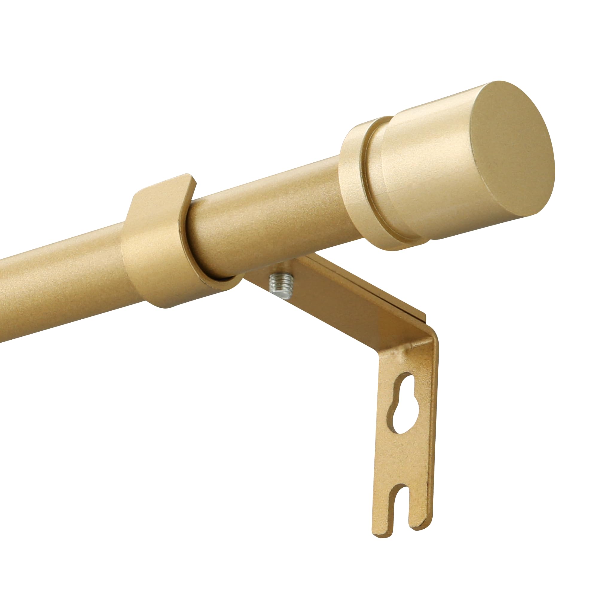 Stainless Steel Curtain Poles Gold, Ø 16mm Curtain Rod, Specifically Designed for Living Room and Bedroom Windows, 63-103cm