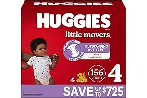 Huggies Little Movers Diapers: The Epitome of Comfort for Active Babies