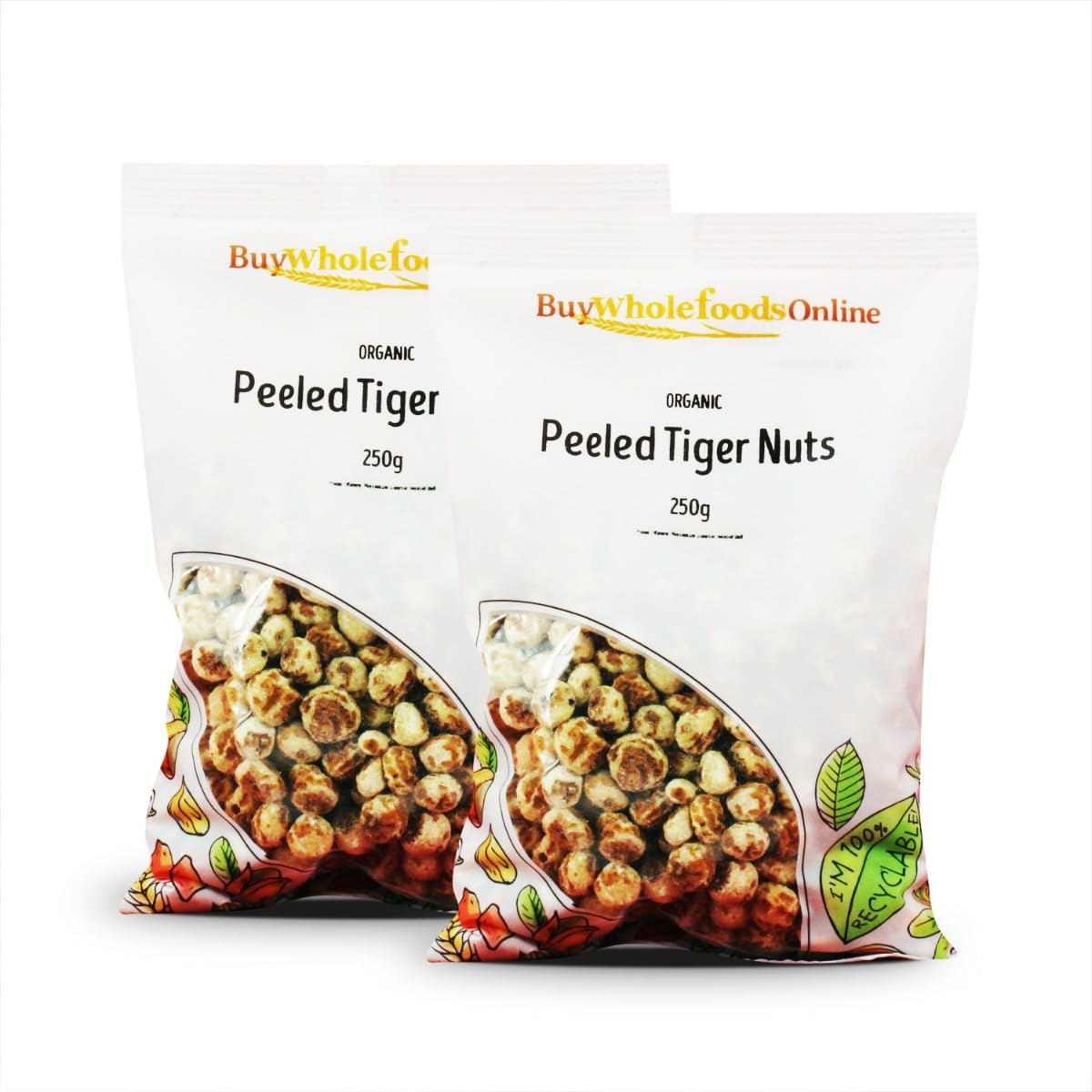 Organic Peeled Tiger Nuts 500g (BWFO)