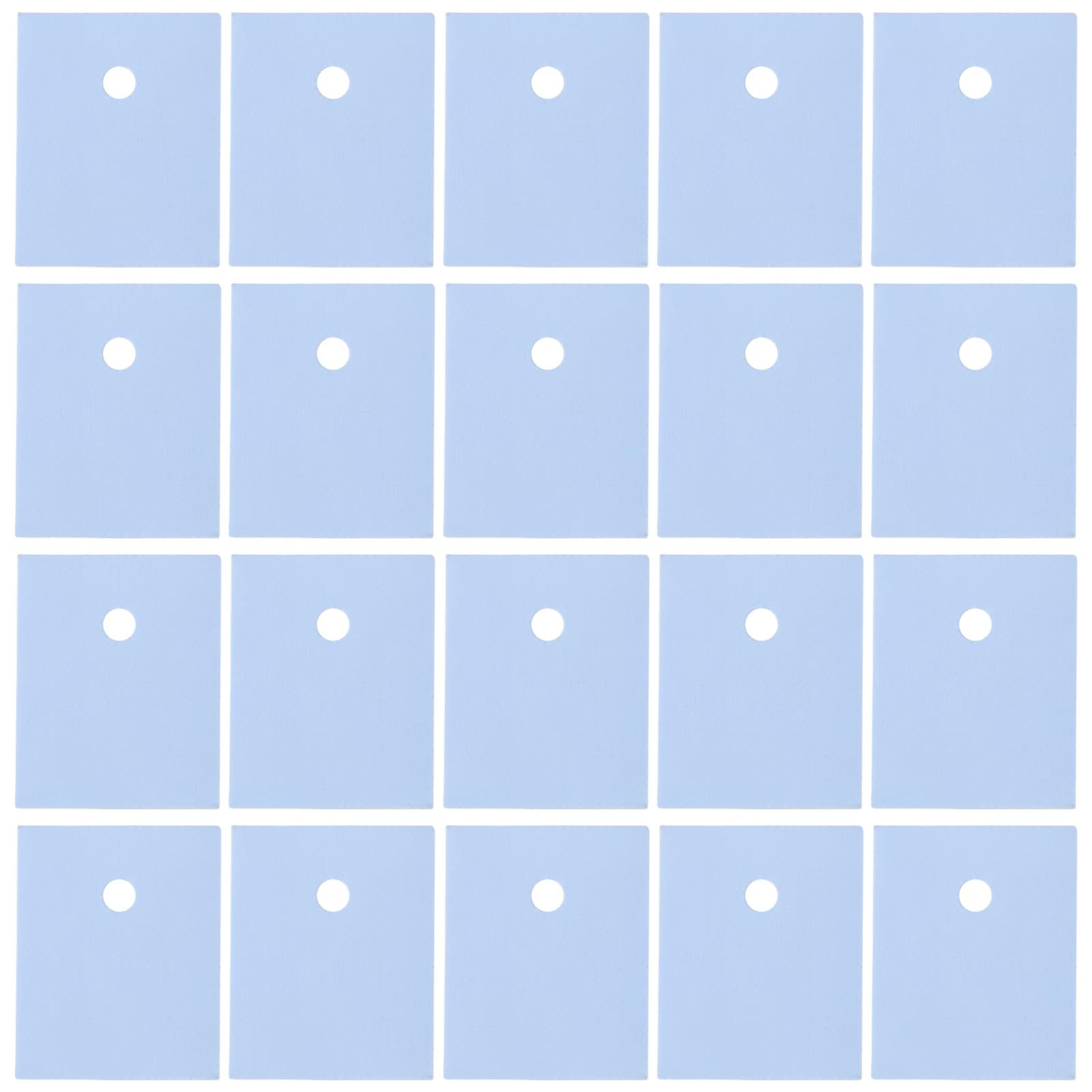 VGOL 100pcs Silicone Insulation Pads 20x25mm – Heat-Resistant For TO-3P/TO-247 Transistors