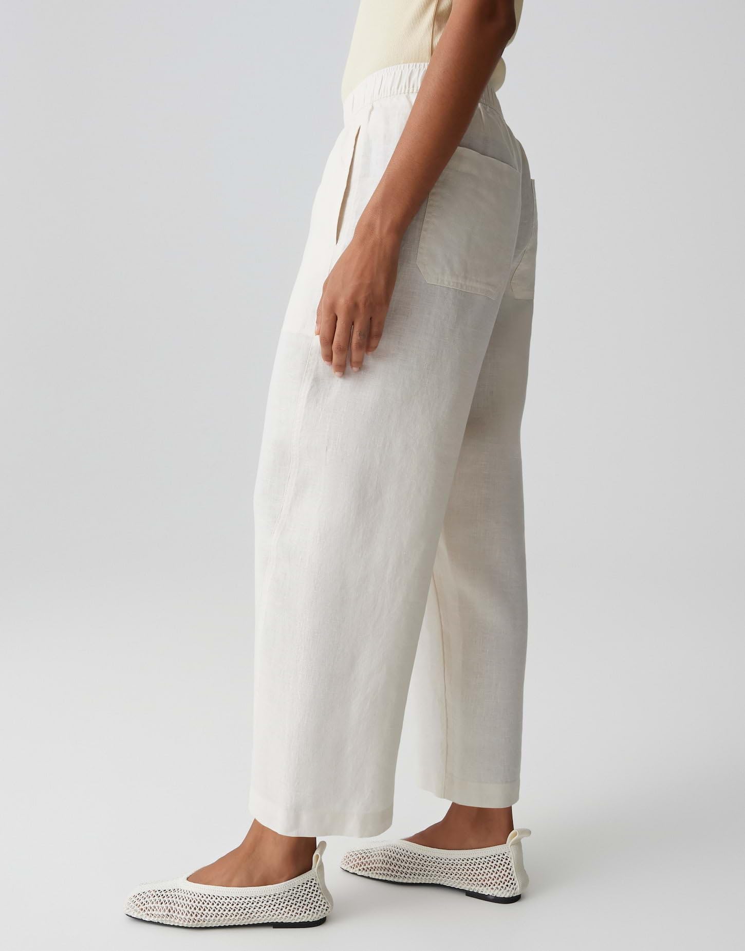 OPUS Damen City Pants | MYHA Linen Relaxed Barrel Fit aus reinem Leinen