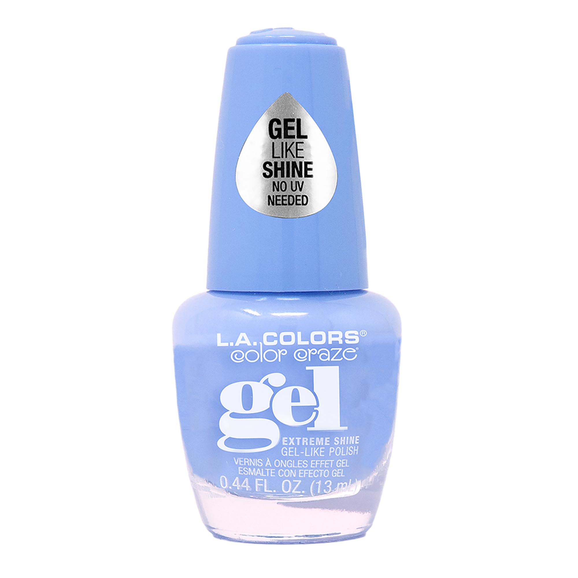 L.A. COLORS Color Craze Extreme Shine Gel Polish, Splashy CNL226