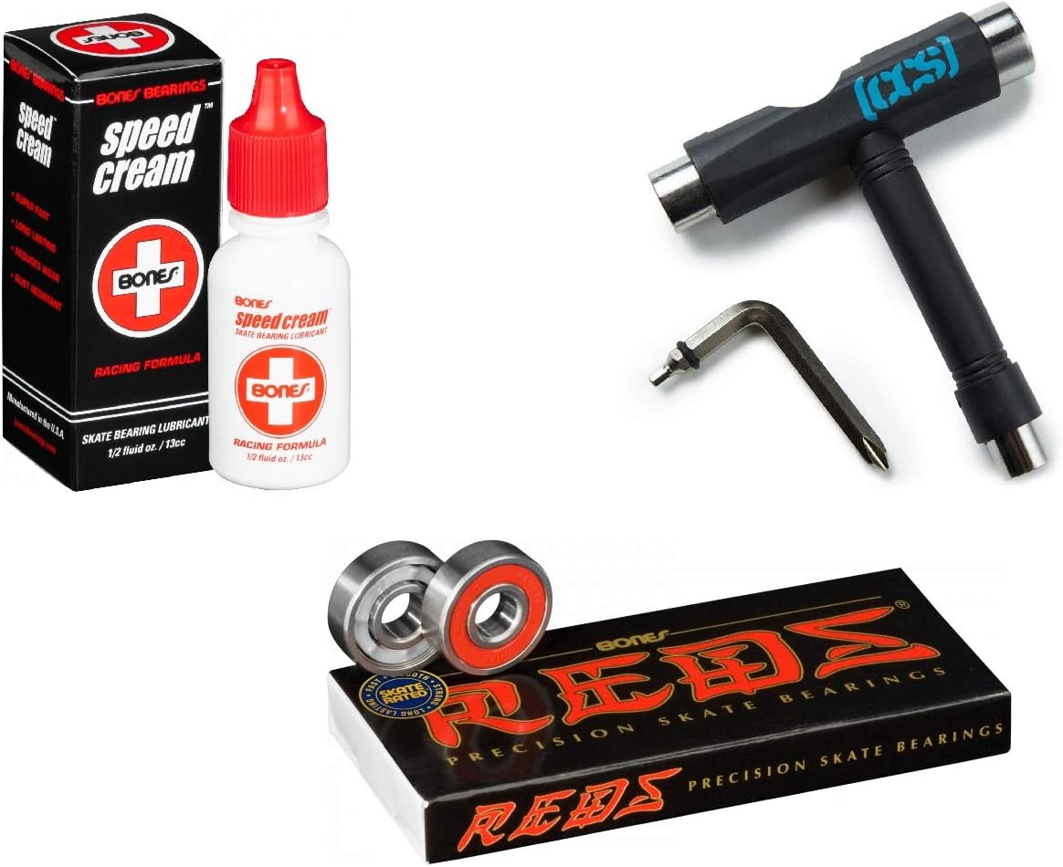 Bones Speed Cream (Speed Cream, Reds, and CCS Skateboard Tool)