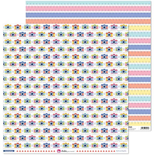 Anita and Su Mundo Collection Moments Scrapbooking Papers, Paper, Strips, 12" x 12", 30.5 x 30.5 cm