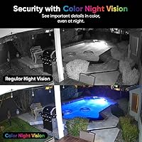 Vista 3 de WYZE Cam Pan v3, Cámara de seguridad Wi-Fi para el hogar inteligente con visión nocturna a color, panorámica/inclinación/zoom, 1080p