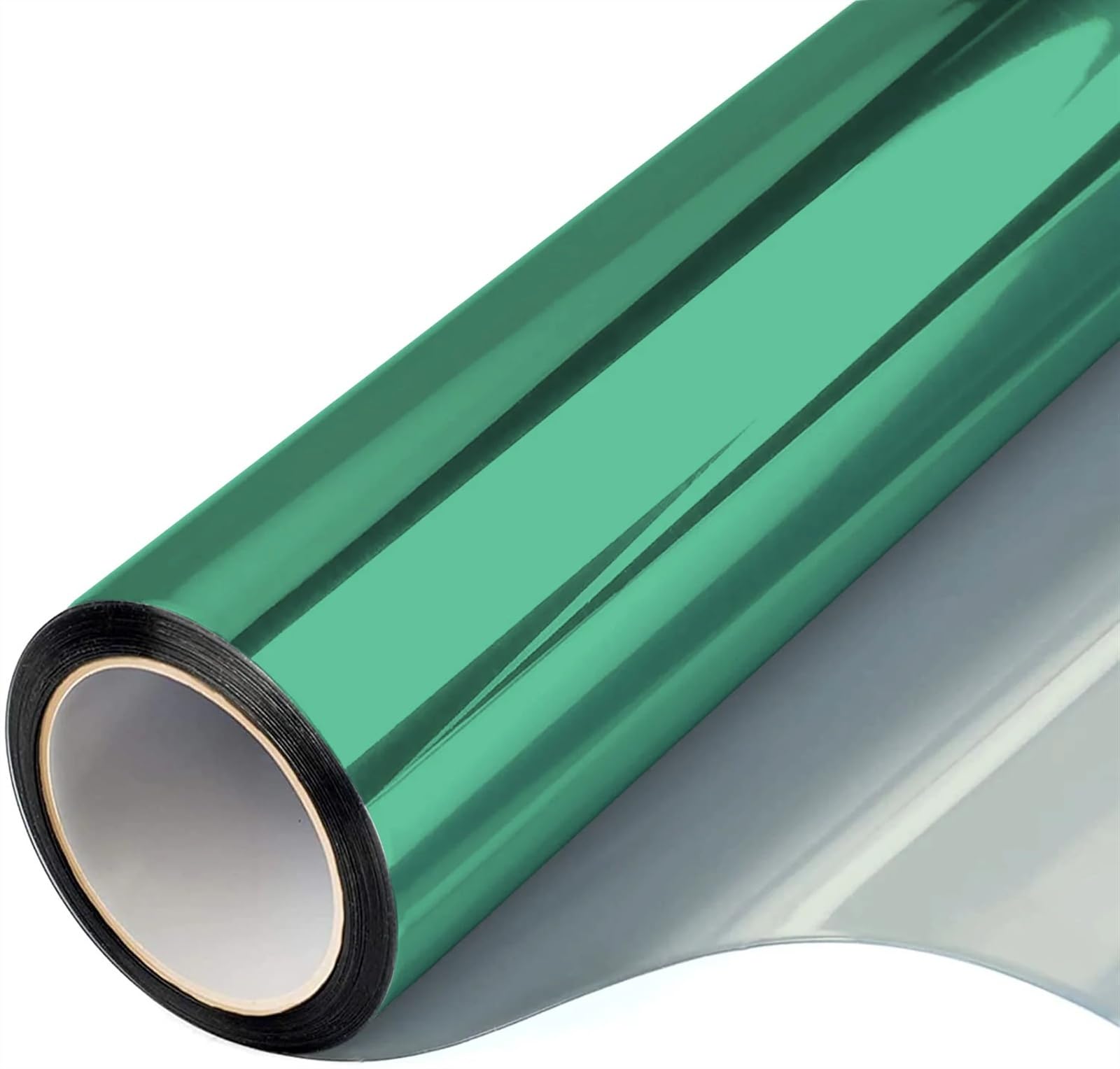 EJvkrbtx One Way Privacy Mirror Window Film Multicolor Multiple Sizes(Green Silver,40x200 cm)
