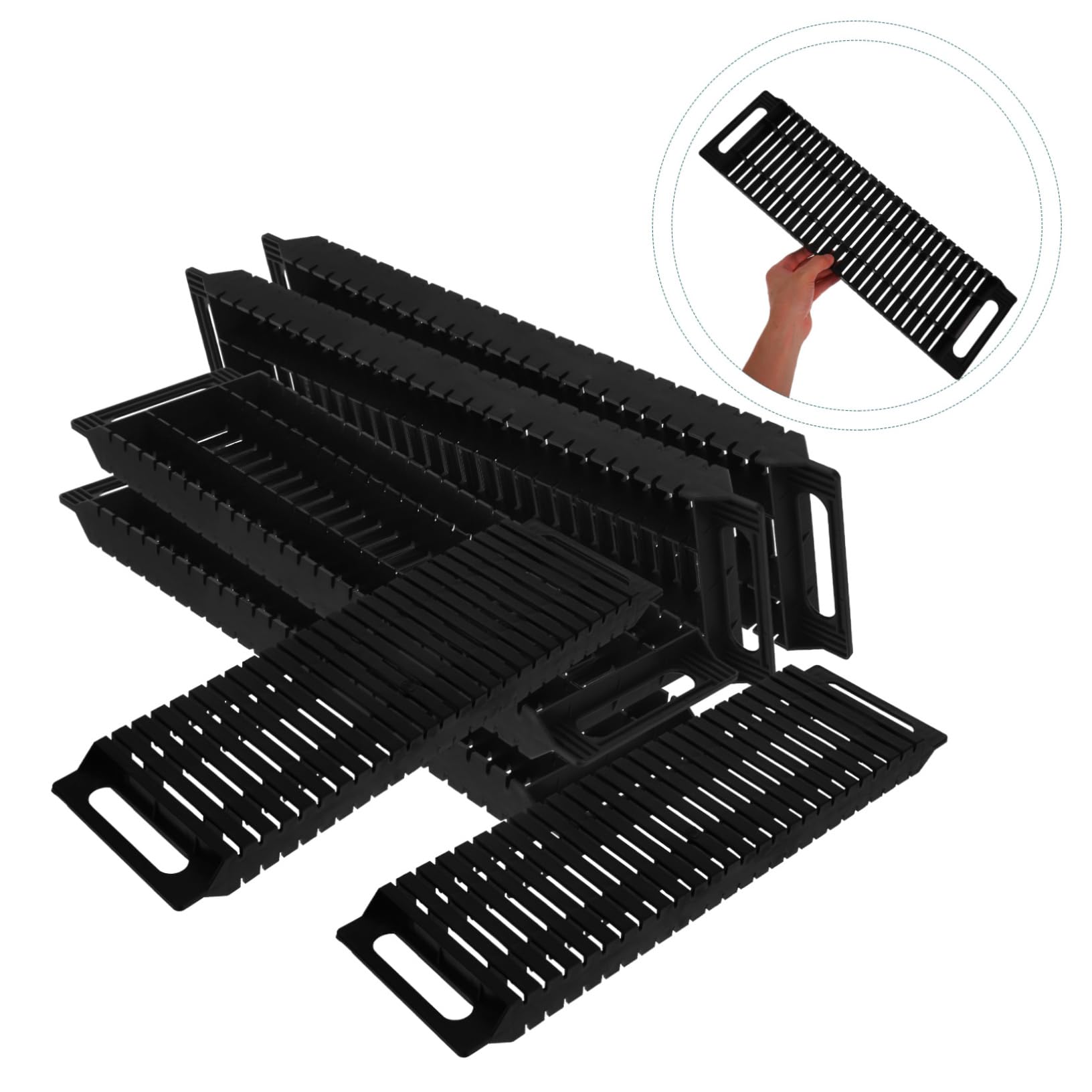 6piezas Soporte de Placa de Circuito Antiestático Estante Antiestático para Pcb Almacenamiento de Placas de Circuito Material Uso Electrónico