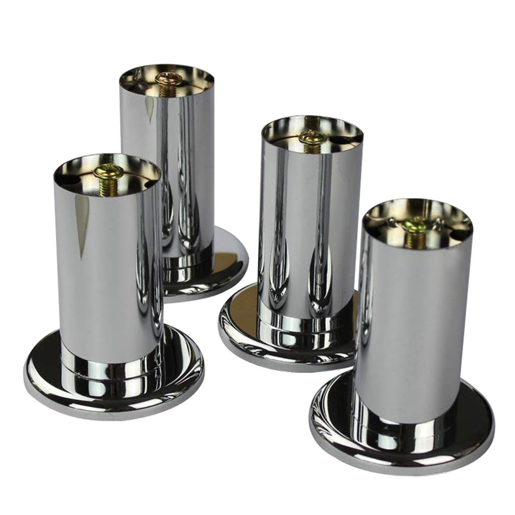Patas de Muebles de Metal, 4 Patas de sofá, Patas de gabinete de Repuesto, Patas de Muebles para Mueble de TV, reposapiés, Mesa de café, Patas de Mueble de baño