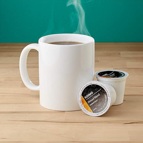 Miniatura 2 de Marca Amazon – Solimo Cápsulas de café tostado medio oscuro y tostado ligero, compatibles con cafeteras Keurig 2.0 K-Cup