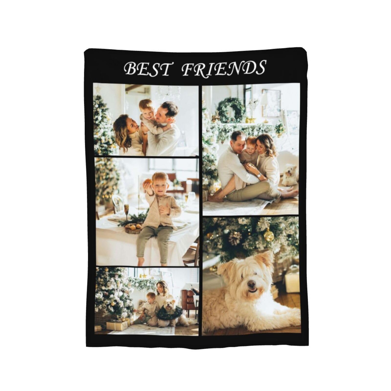 Dfggagdhs Custom Picture Birthday blanket,Personalized Name Gift for Girlfriend,Romantic Custom Design,Anniversary Valentine's Gift