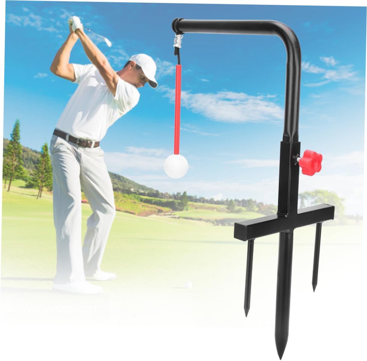 Golf Swing Trainer Iron Practice Tool for Use Improves Flexibility Rhythm Balance and Strength Beginners and Professionals