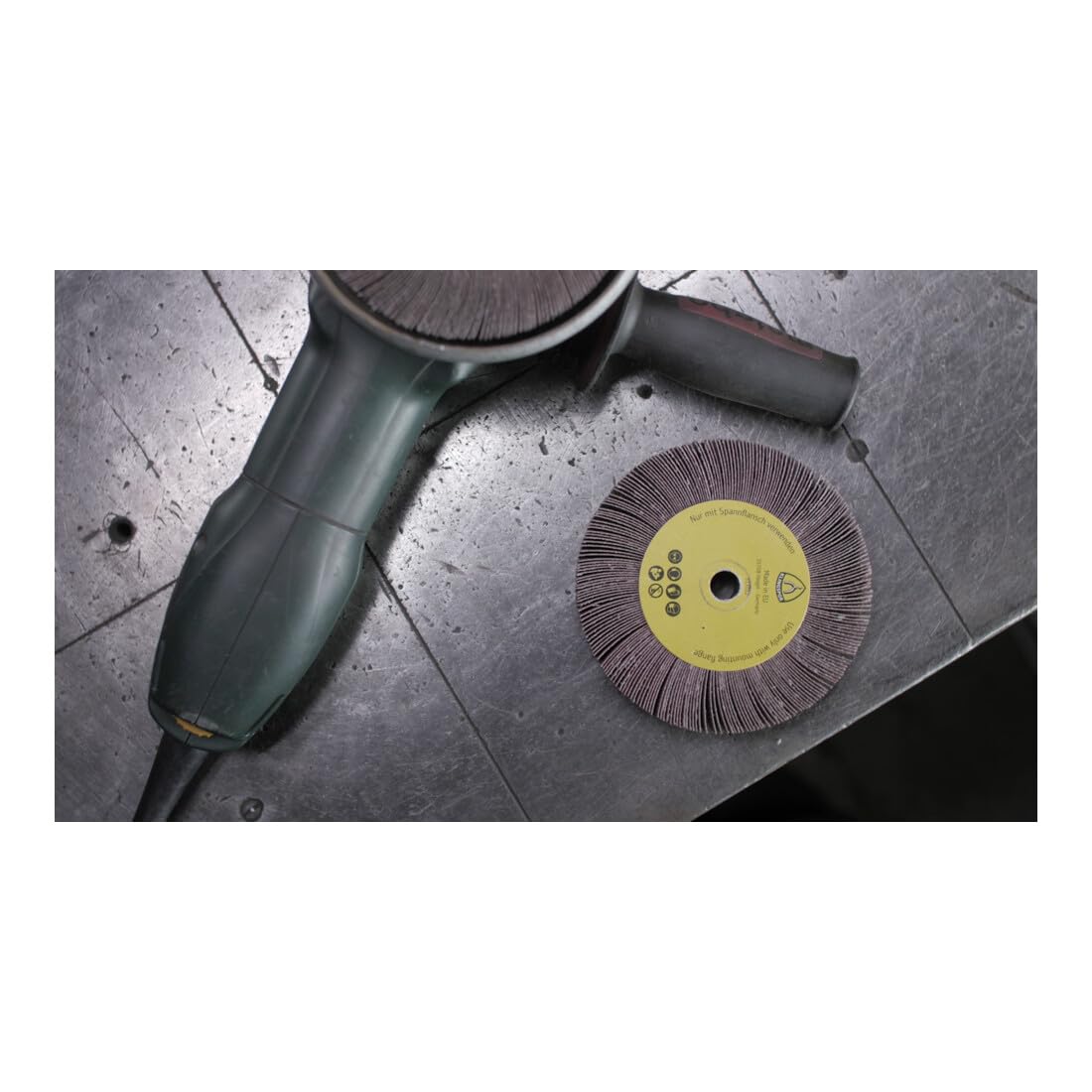 Klingspor WSM 617 Schleifmopräder LS 309 X, 125 x 20 mm Korn 60 Gewinde M 14 2 Stk