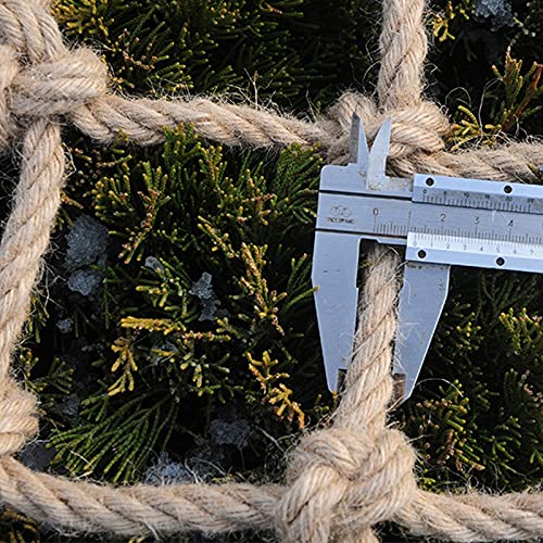 Filet de corde de chanvre naturel pour garde-corps et sécurité - 4
