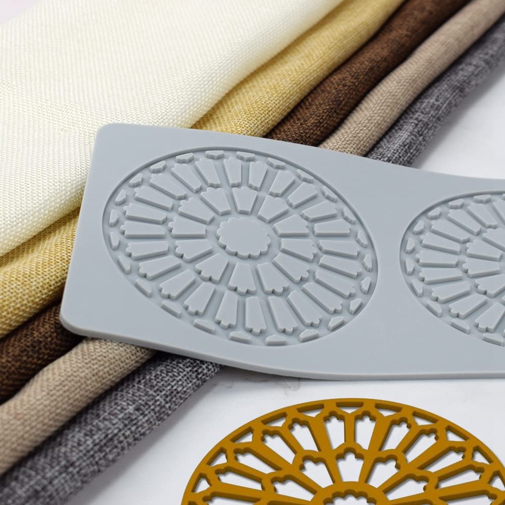 Stampi In Silicone 3D A Forma Di Foglia E Fiore TUKE - Set Per Decorazione Torte, Pasta Di Zucchero, Cioccolato, Fondente