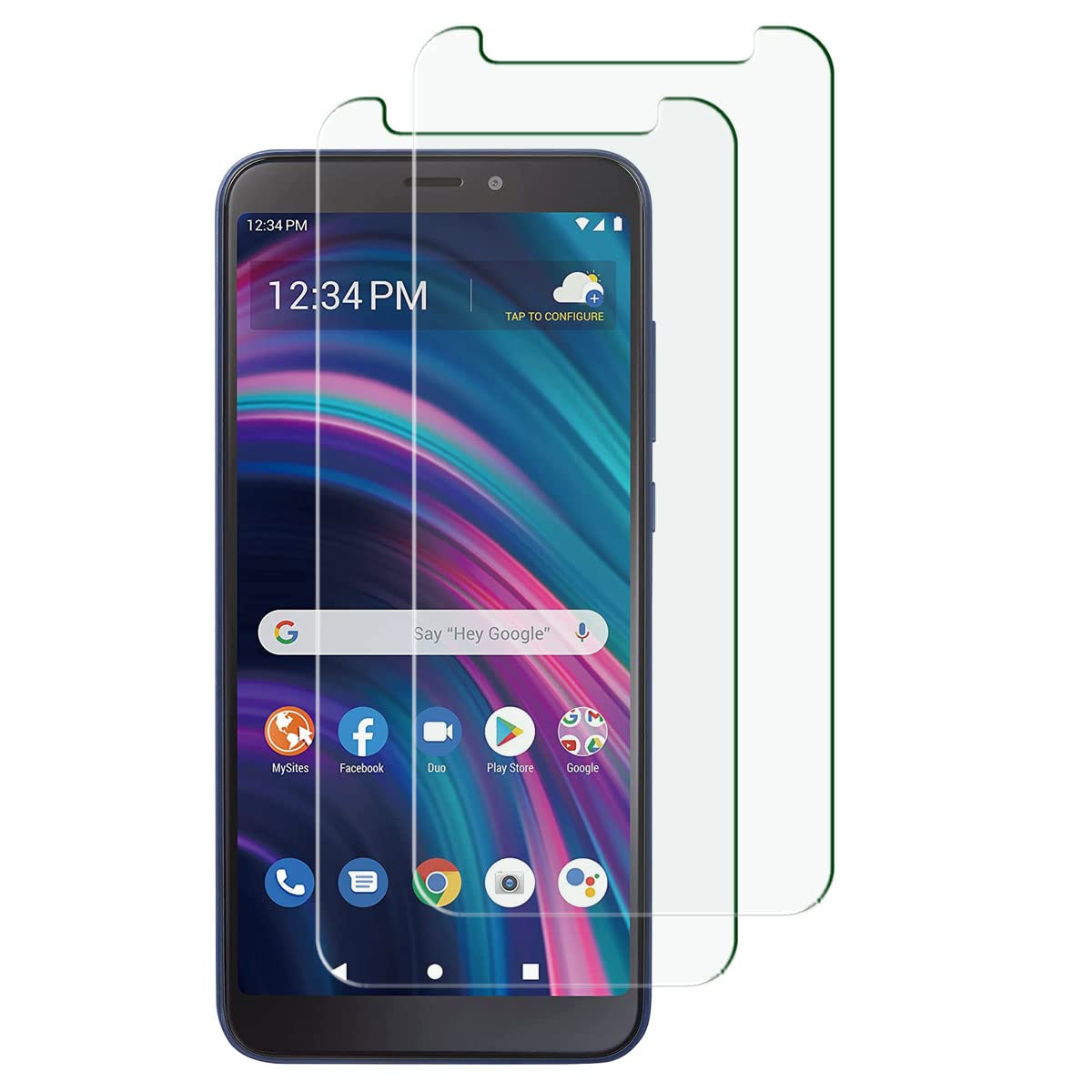 [2 Pack] for BLU View 3 (B140DL) Tempered Glass Screen Protector, Anti-Scratch Ultra Clear 9H Premium 0.26mm HD Bubble Free