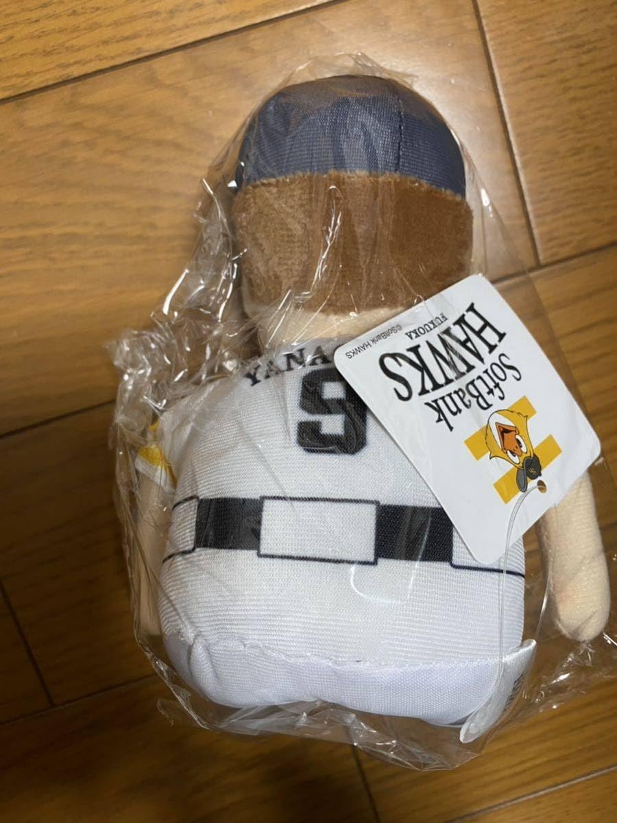 ホークス　柳田悠岐選手　おすわりぬいぐるみ