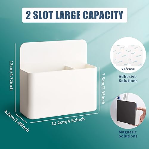 Miniatura 4 de 2 soportes magnéticos para rotuladores de montaje en pared, para pizarra blanca, nevera, pizarra blanca, autoadhesivo, para el hogar, la oficina, la