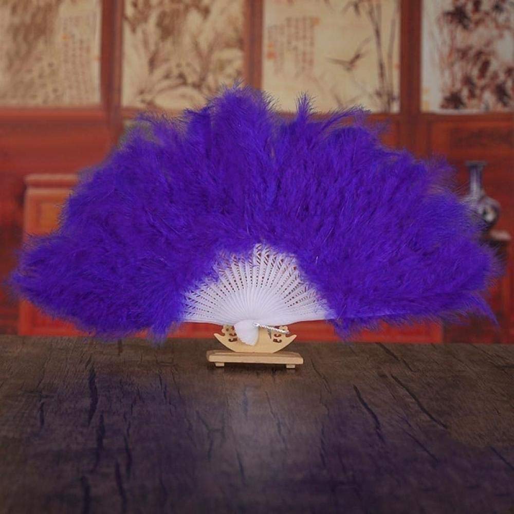 Abanico de plumas suave y esponjoso con gran apertura para un frescor inmediato
