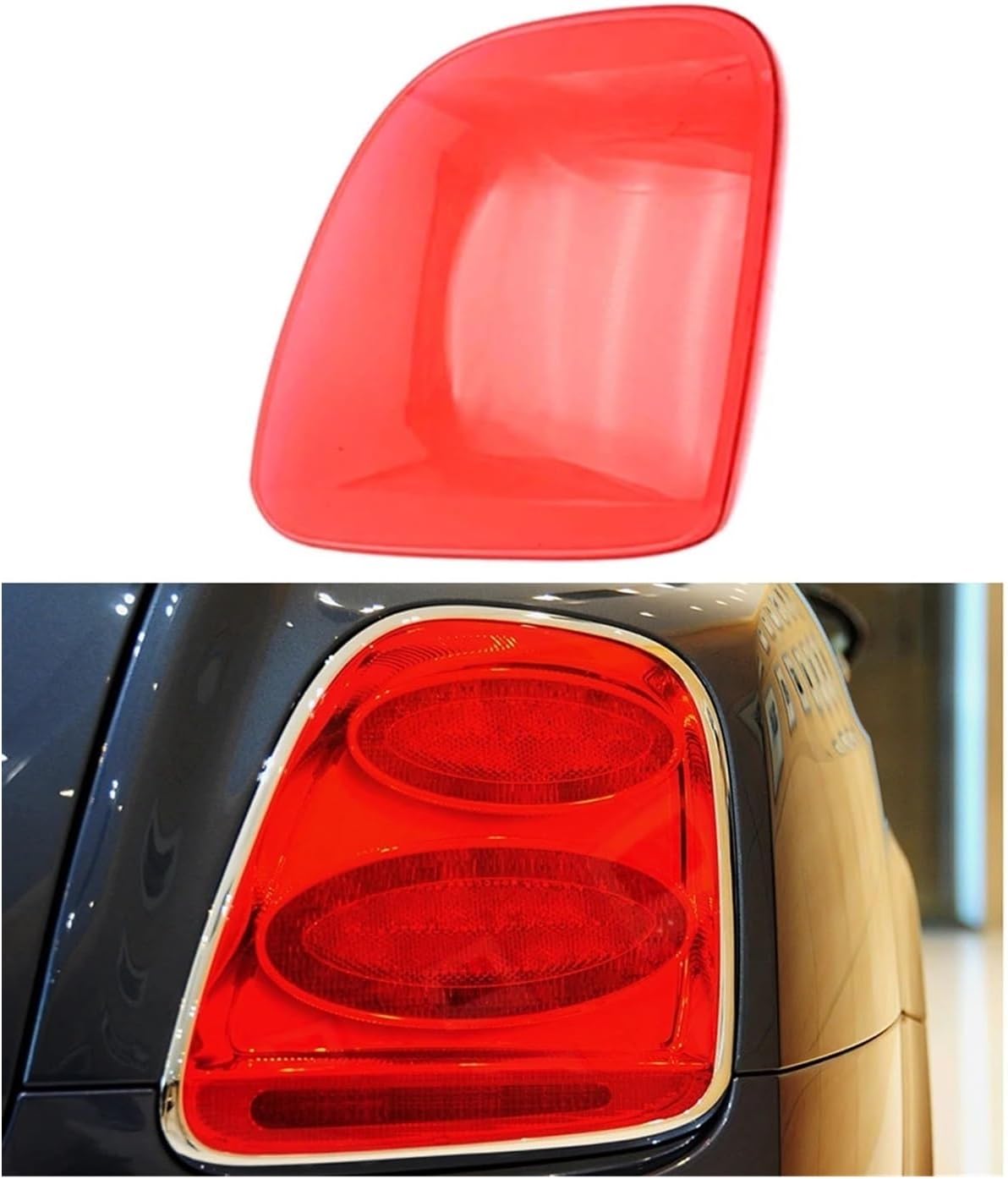 Compatible For Bentley Flying Spur 2005-2012 Rear Taillight Shell Brake Lights Shell Replace Auto Rear Shell Cover Mask Lampshade(Right)
