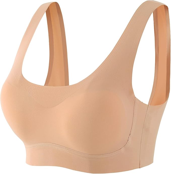 Damen Nahtlos Spitzen BH GroßE GrößEn Brüste Vorderverschluss BH mit ...