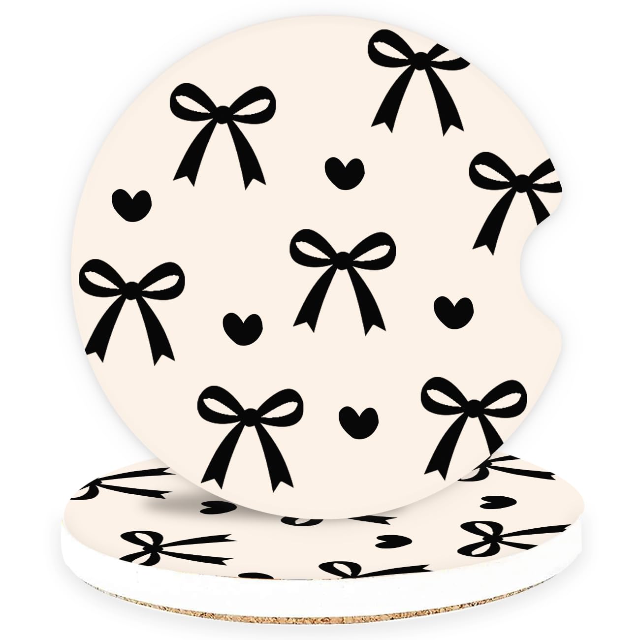 lethooly Ceramic Car Coasters - bar tools and drinkware | Mubboo
