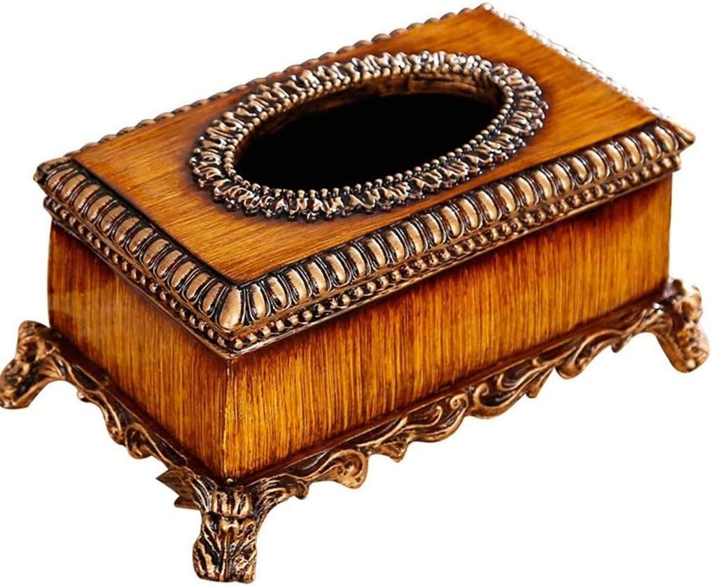 Tissue Box Decoration Living Room Coffee Table Tray Retro