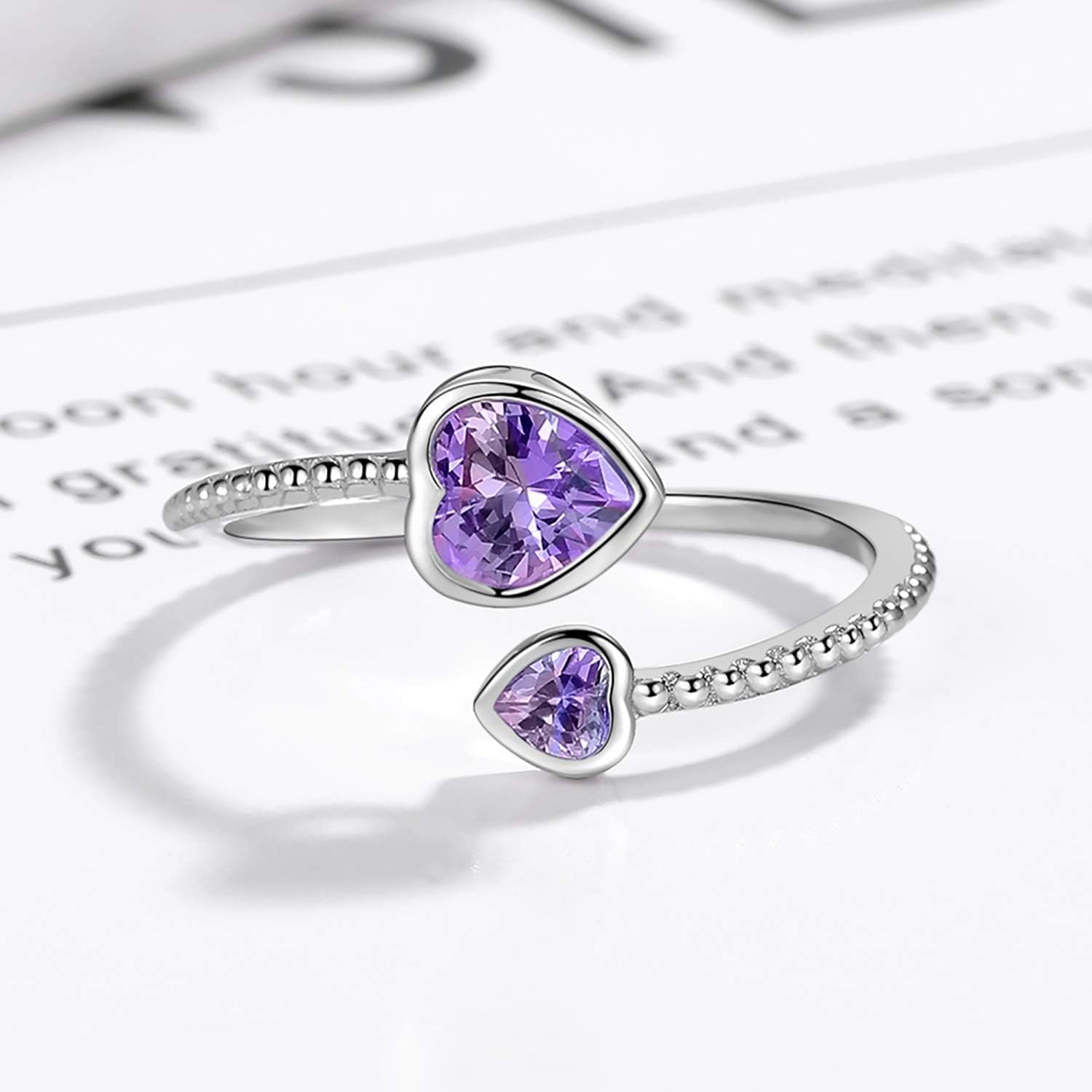 Step Forward 925 Sterling Silver June Birthstone Ring and Anklets for Women & Girls