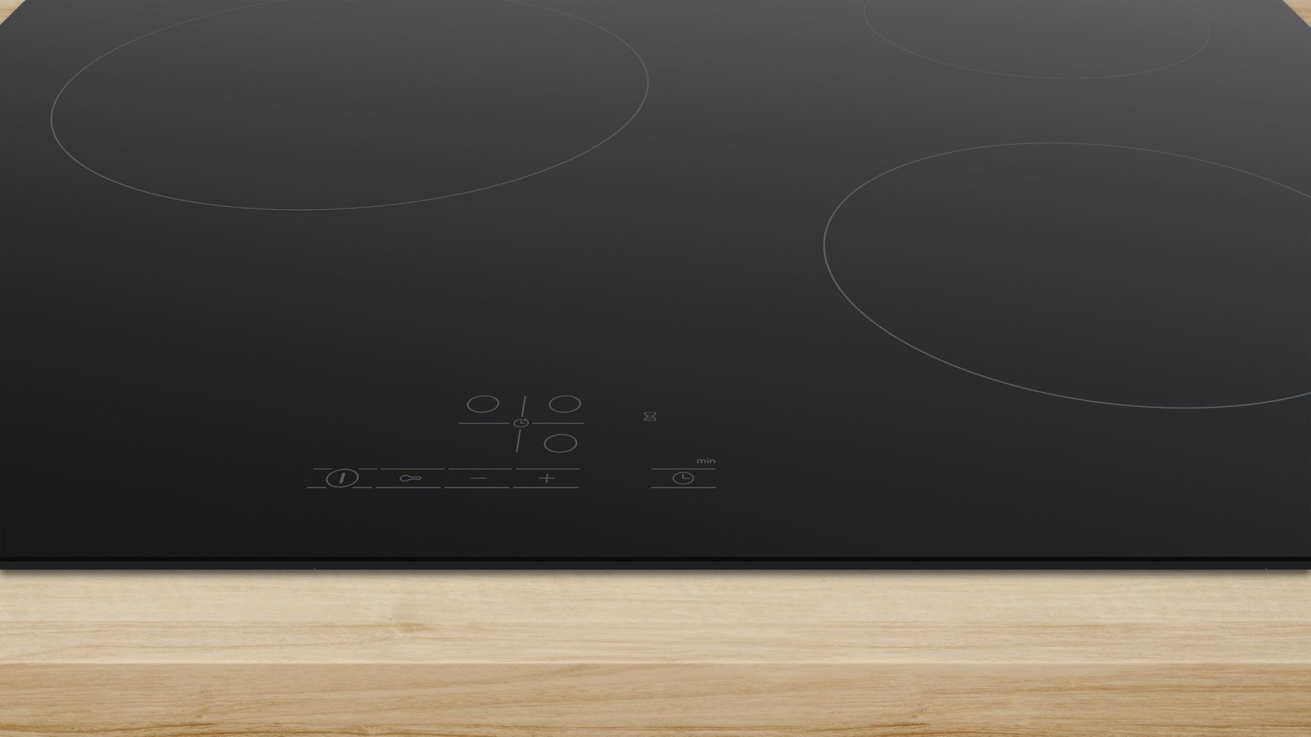 Bosch PKM611BB8E Series 4 - płyta ceramiczna, Touch Select | 60 cm, czarny, 3 paleniska, timer z funkcją wyłączania