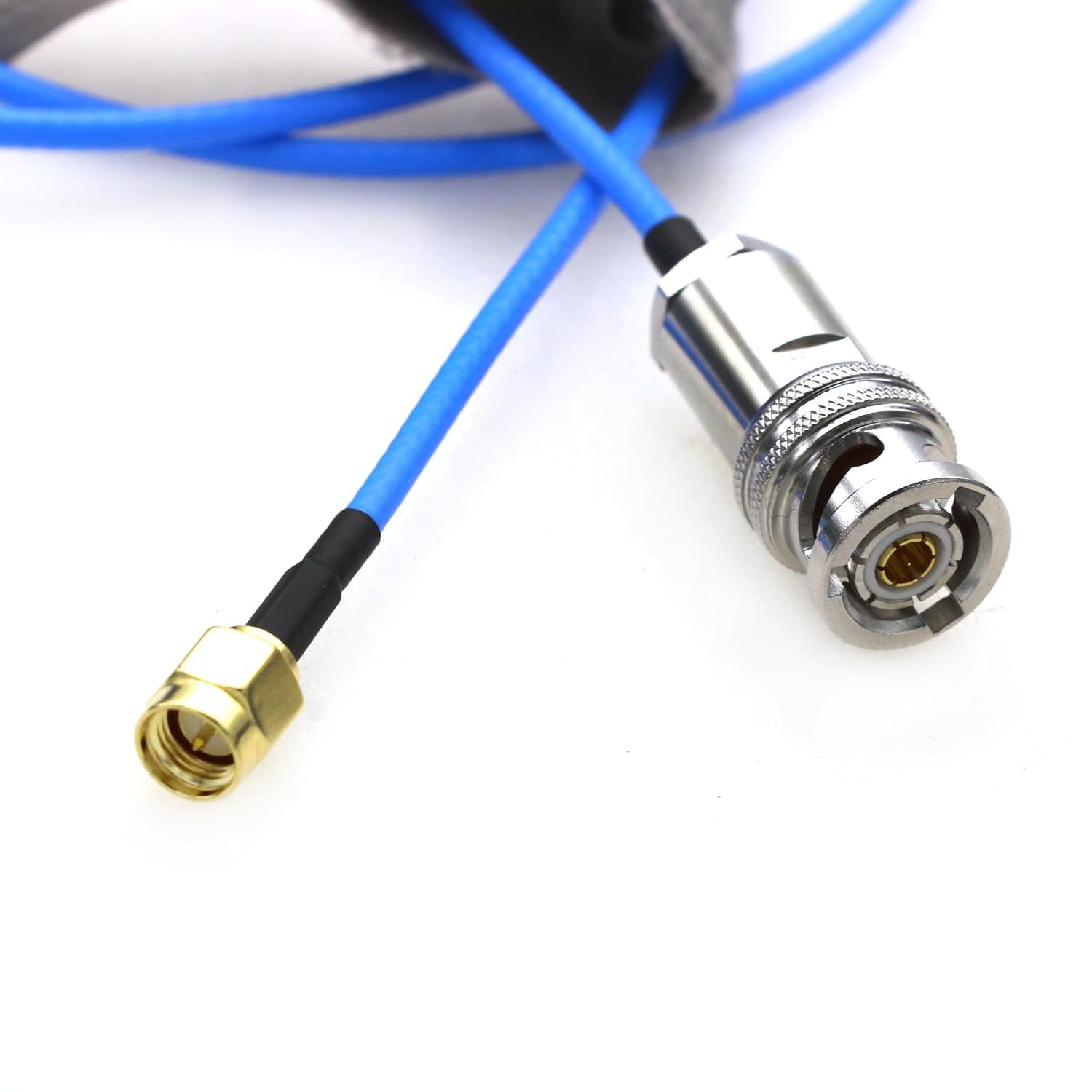 SZRMCC TRB Triax BNC 3-Slot Stecker auf SMA Stecker Koaxialkabel für MIL1553 Datenbuskoppler Netzwerkantenne (1 m)