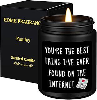 Anniversary Birthday Gifts for Men, Gifts for Boyfriend, Funny Romantic Wedding Gift for Men, Him, Boyfriend, Husband, Best Friends, Lover, Black Cedar Juniper Sandalwood Candle