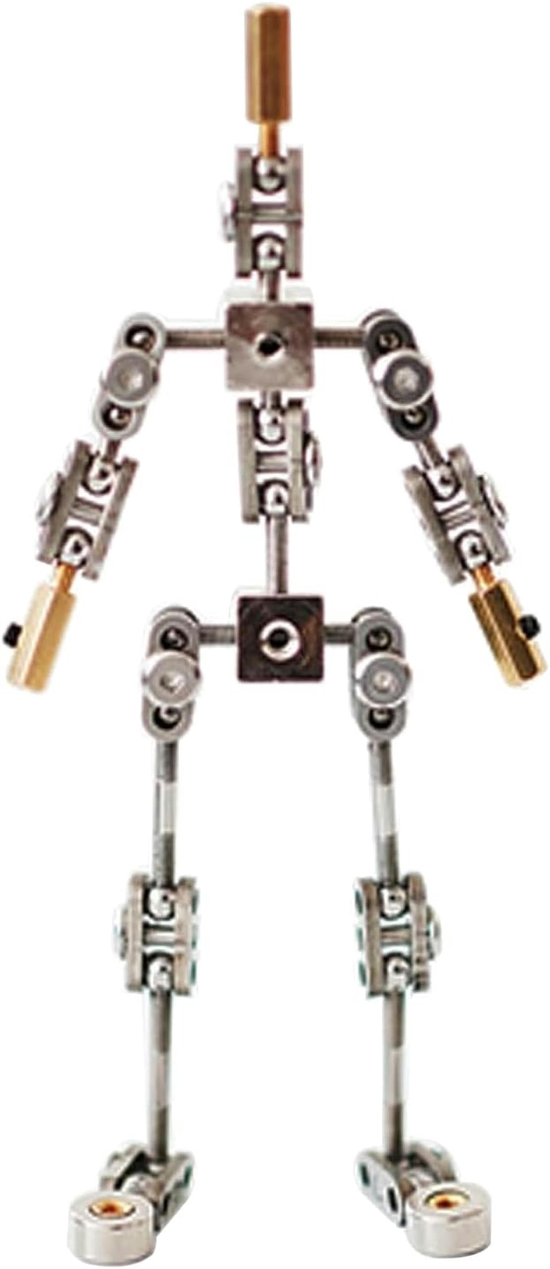 Figurines Animées DIY Robustes : Squelette Stop Motion Métal XENITE 14cm