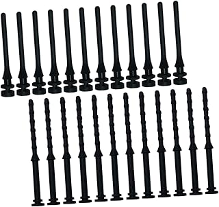 LIGHTAOTAO 24 Pcs Fan Shock-absorbing Rubber Nail PC Fan Screws Computer Screws PC Radiator PC Case Fan Mount Screws PC Fan Shockproof Screws PC Case Anti Noise Screws Silicone Rubber Screw