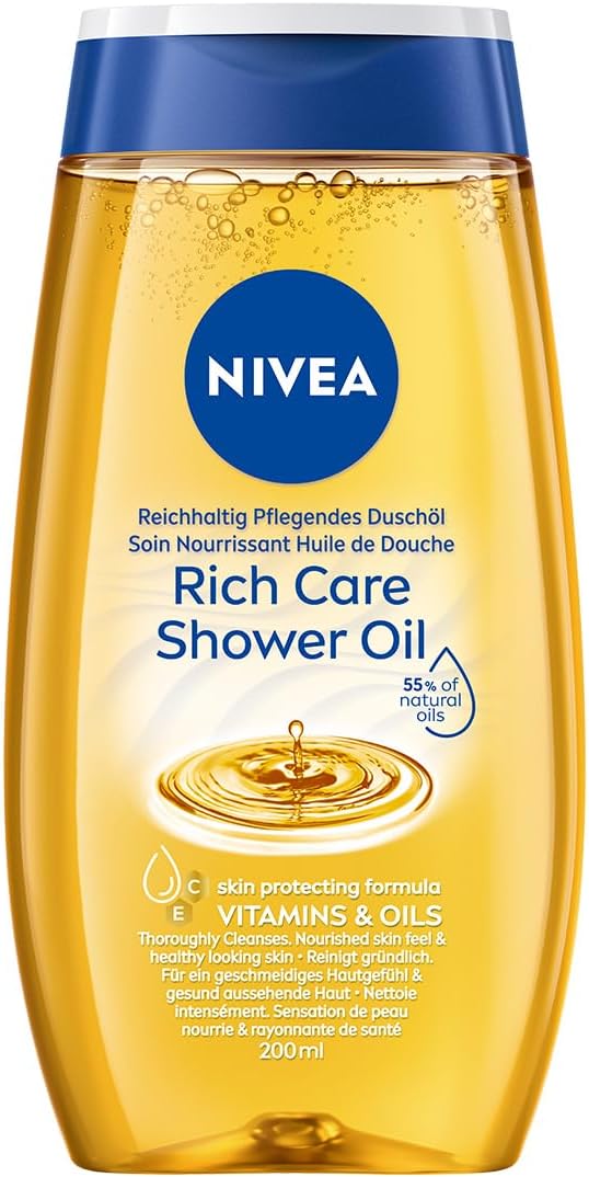 Natural Shower Oil with Natural Oils 200ml