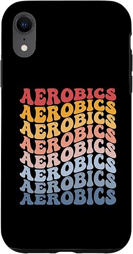 Miniatura 1 de iPhone XR Aerobics Fitness Groovy Case