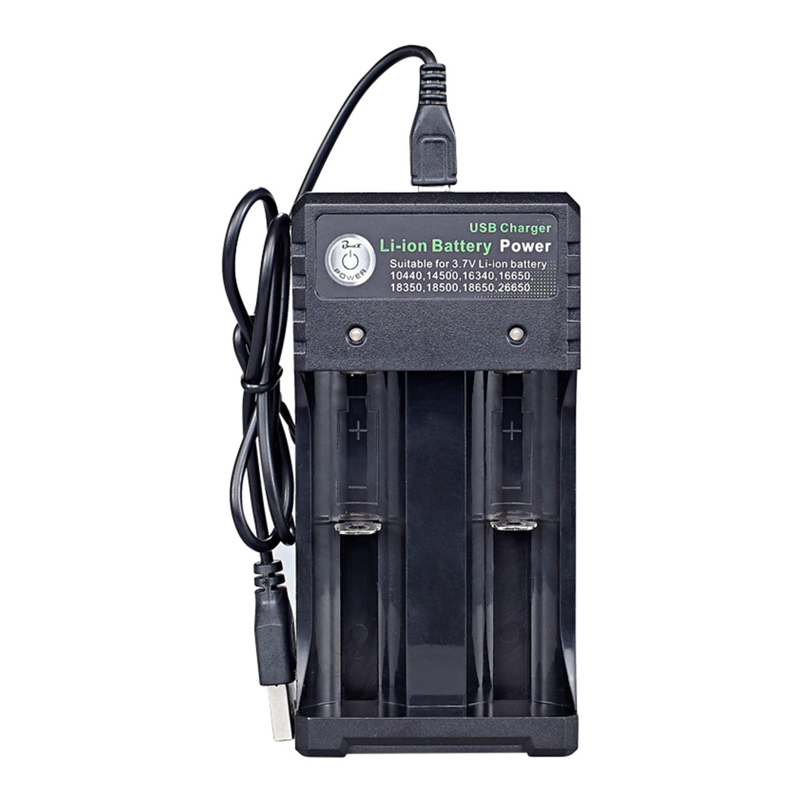 2-Slots USB Batteries Charger for 18650 Portable Universal Compatibility| Battery Chargers| Multipurpose & Power |Consumer Electronics-image-17