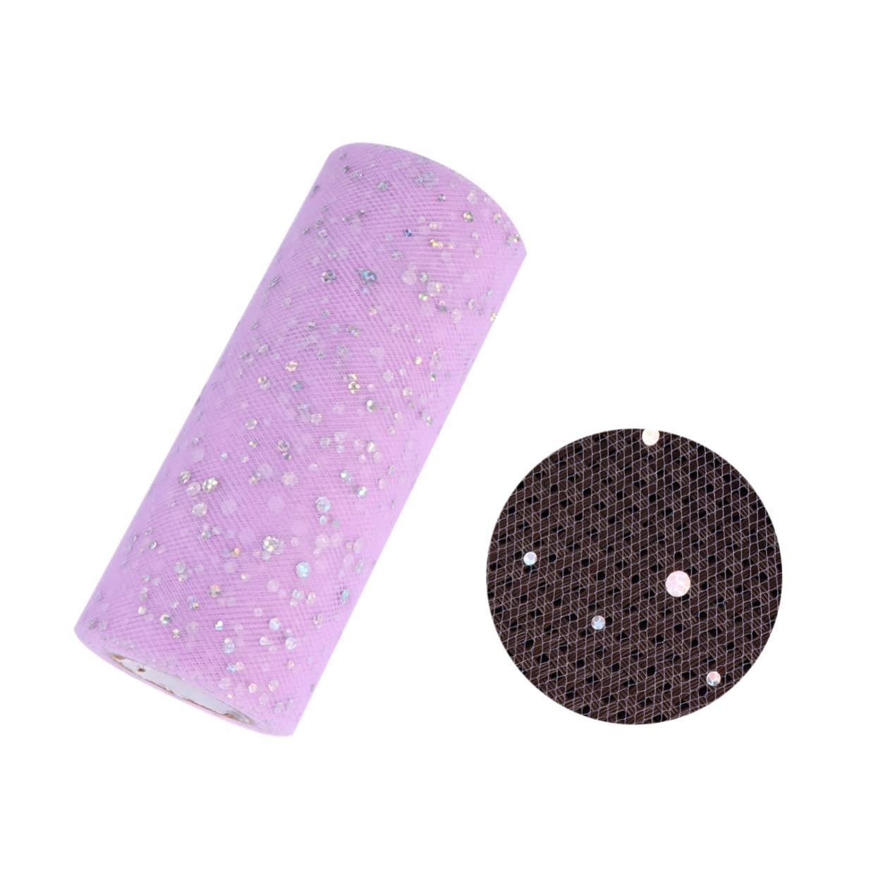 ULDIGI 25 Yarn Tulle Wedding Dress Ribbon Wrapping Tulle Ribbon DIY Craft Tulle Present Ribbon Tulle Craft Ribbon Tutu Fabric Glitter Ribbon Wedding Decor Tutu Skirt Tulle Skirt