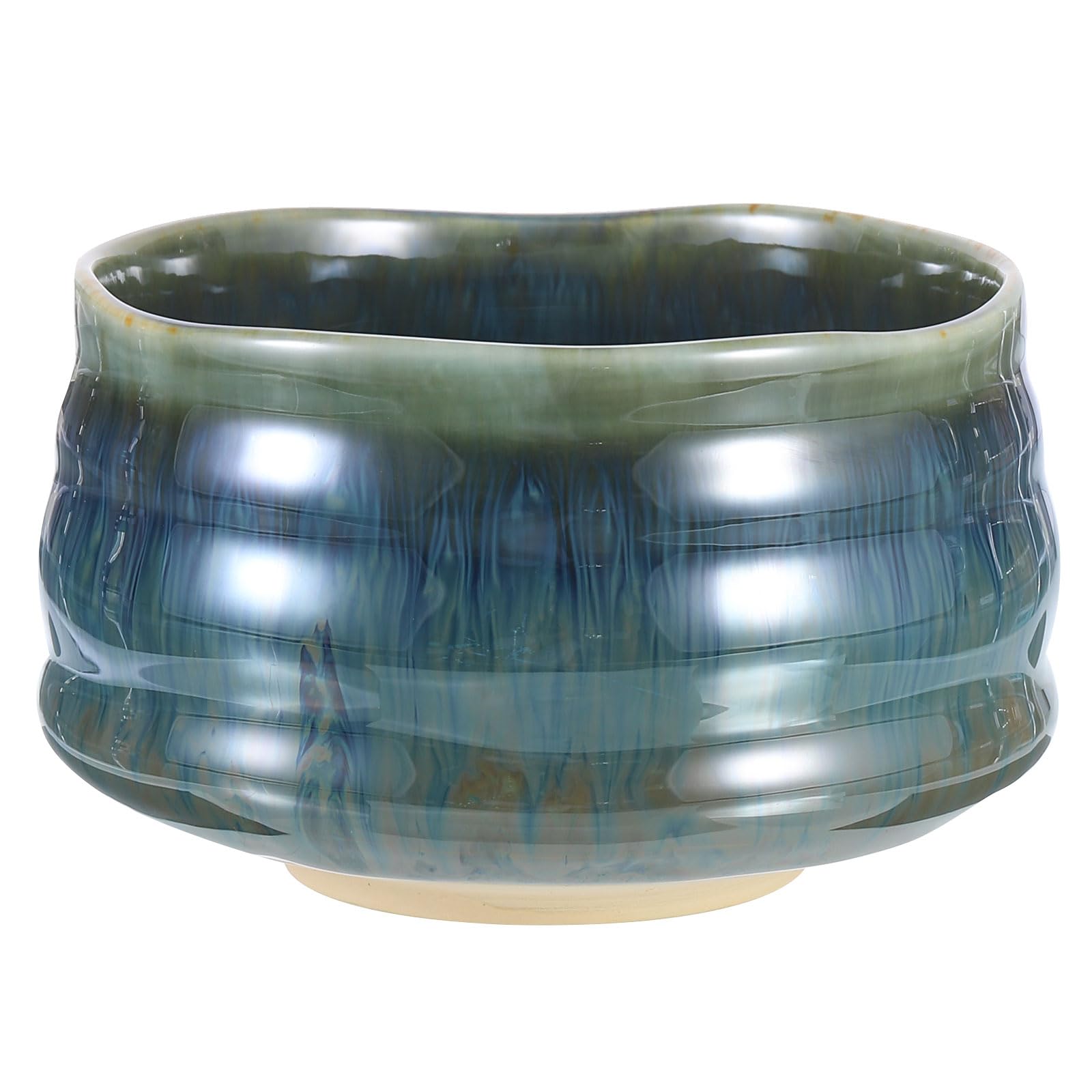 QUARKZMAN Ciotola Matcha Chawan Giapponese Ciotola Da Tè Matcha Tazza Da Tè Verde Artigianale Ceramica Matcha Cerimoniale Per Cerimonia Del Tè Verde Scuro