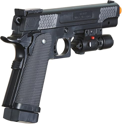 Miniatura 5 de P2 Spring Powered Airsoft Pistola Plástico Ligero (Negro)