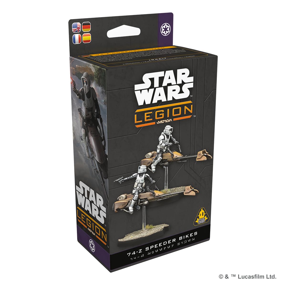 Asmodee, Star Wars Legion – 74-Z Speeder Bikes, Tabletop-Erweiterung