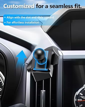 ELOHEI Custom Fit Phone Mount for Subaru Forester/XV with Custom Base | Car Phone Holder for Subaru Forester 2019 2020 2021 2022 2023 2024 / Subaru XV 2018 2019 2020 2021 Car Accessories
