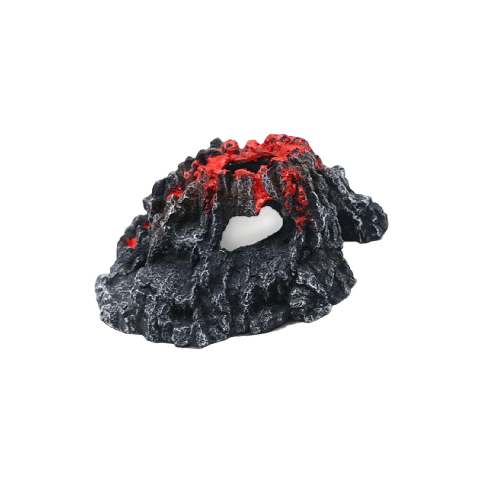 XuQiZZpp Resins Craft Aquarium Volcano Fish Tanks Halloween Decors Bubbler Decorations For Creative Setup