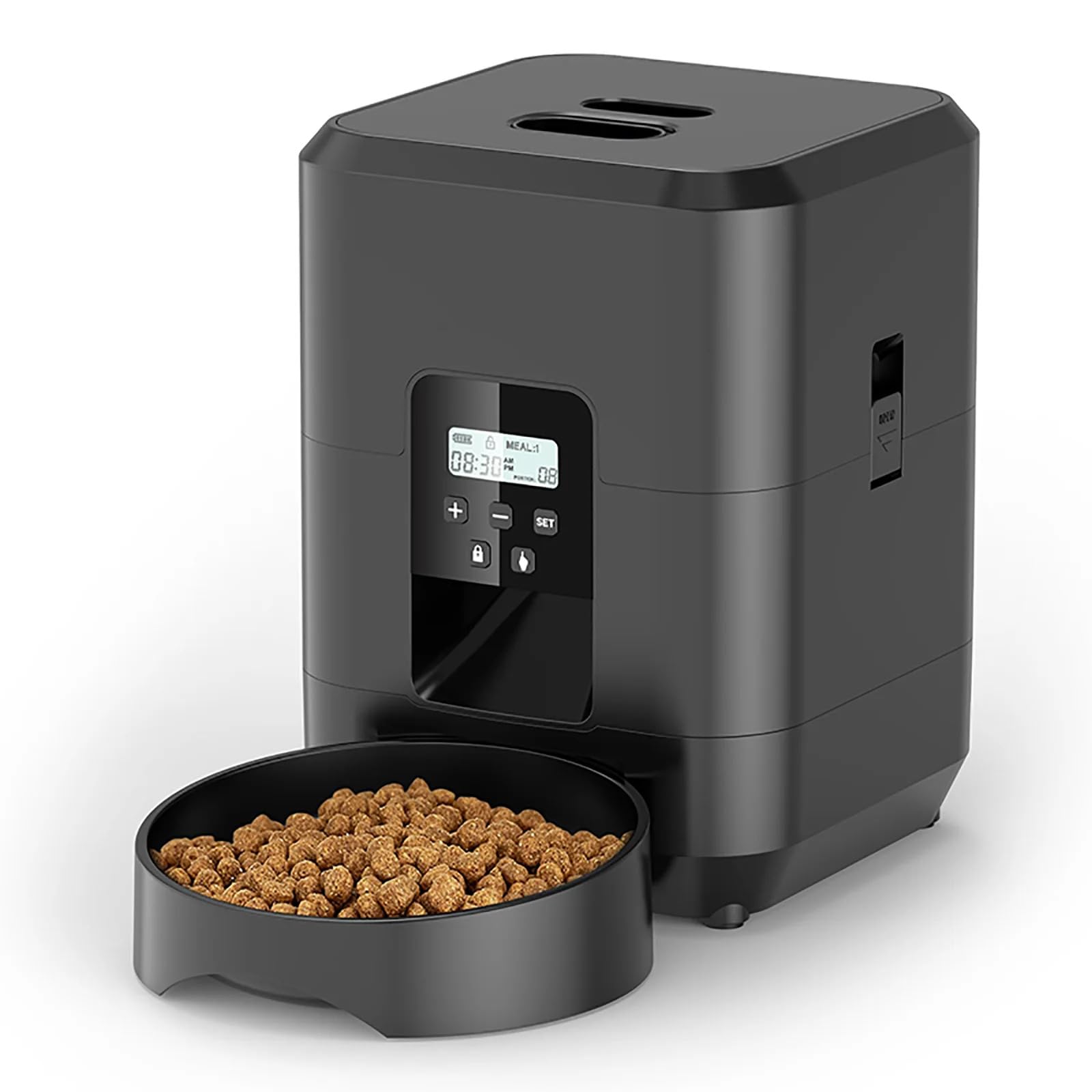 2L Smart Automatic Pet Feeder for Cats and Dogs – WiFi-Controlled Dry Food Dispenser with Bowl & Timed Portion Settings