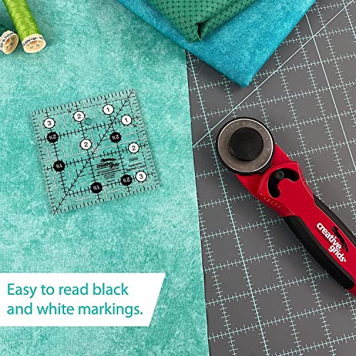 Règle de couette carrée 8,9 cm Creative Grids pour patchwork précis