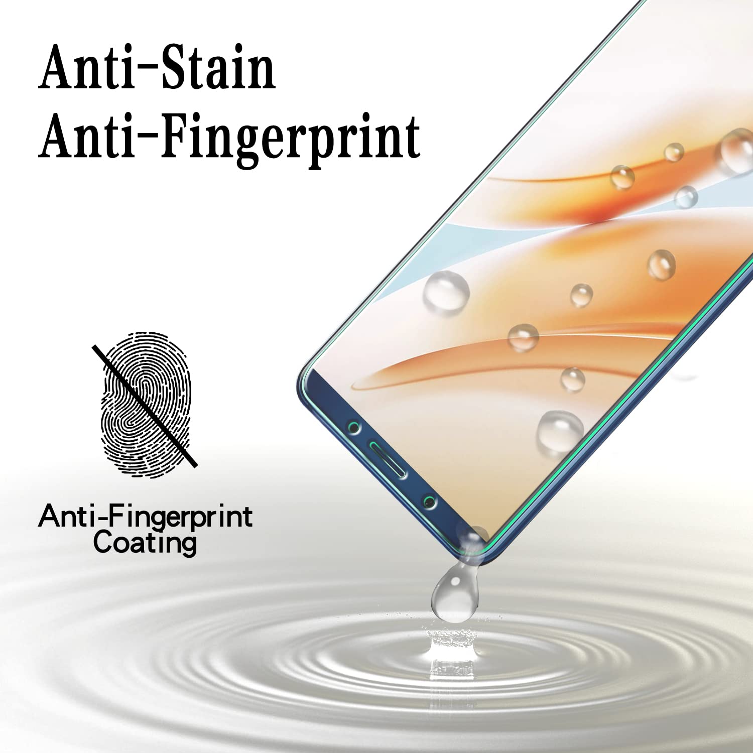 TMConcept Vetro Temperato Per Huawei Mate 10 Pro - Ultra Sottile 0,26 Mm, 9H, Bordi 2.5D, Anti-Impronta, Kit Di Installazione