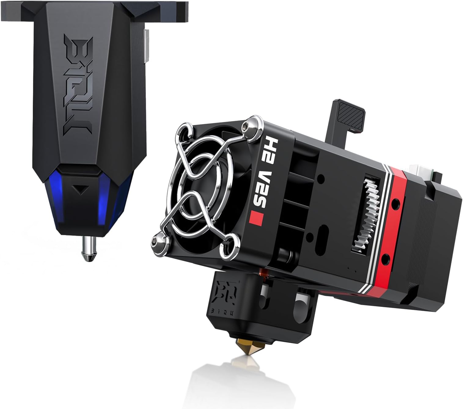 Ender 3 Extruder Biqu Revo Voron BIQU H2 V2S Revo Dual Gear Feeder Extruder Direct Drive Metal Extruder Upgrade Kit With 4 Mounting Holes Rapid Change Revo Nozzle For Bx Series Voron2