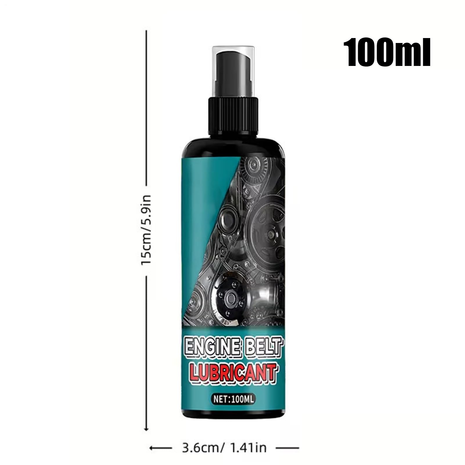 Spray para Correas Automotriz - Lubricante Secado Rápido Anti-Ruido | Spray de 100ml para Tratamiento de Correas de Coche | para de Distribución, Compresor A/C, Alternador, Camión — view 6