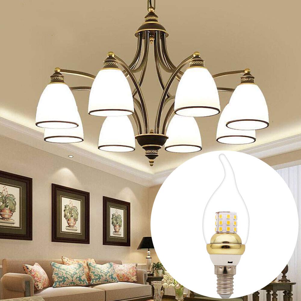 LED Lampe E14 Glühbirne 5W Nicht dimmbar lampe, filament E14 led Glühfaden Warmweiß leuchte led Birne, 270°Abstrahlwinkel 40W Glühlampenäquivalent, 450 Lumen,20 Stück