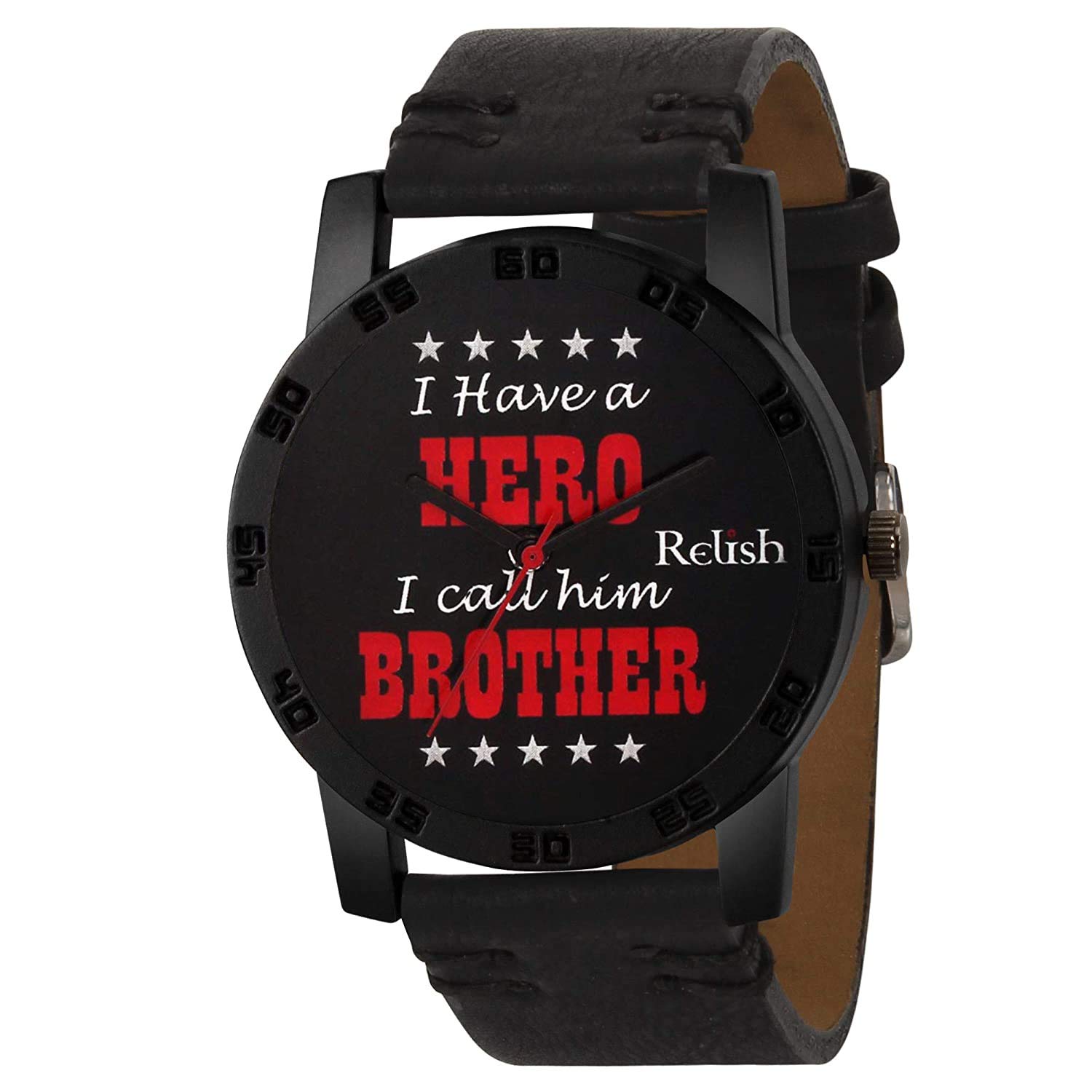 Relish Analogue Mens Watch (Black Dial Black Colored Strap) (B08R43W3MQ) Amazon Price History, Amazon Price Tracker
